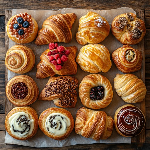 Freshly baked pastries